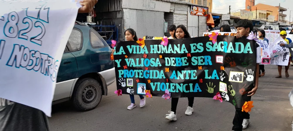 Marcha por el Buen Trato: "Valiosos por ser a Imagen y Semejanza de Dios"